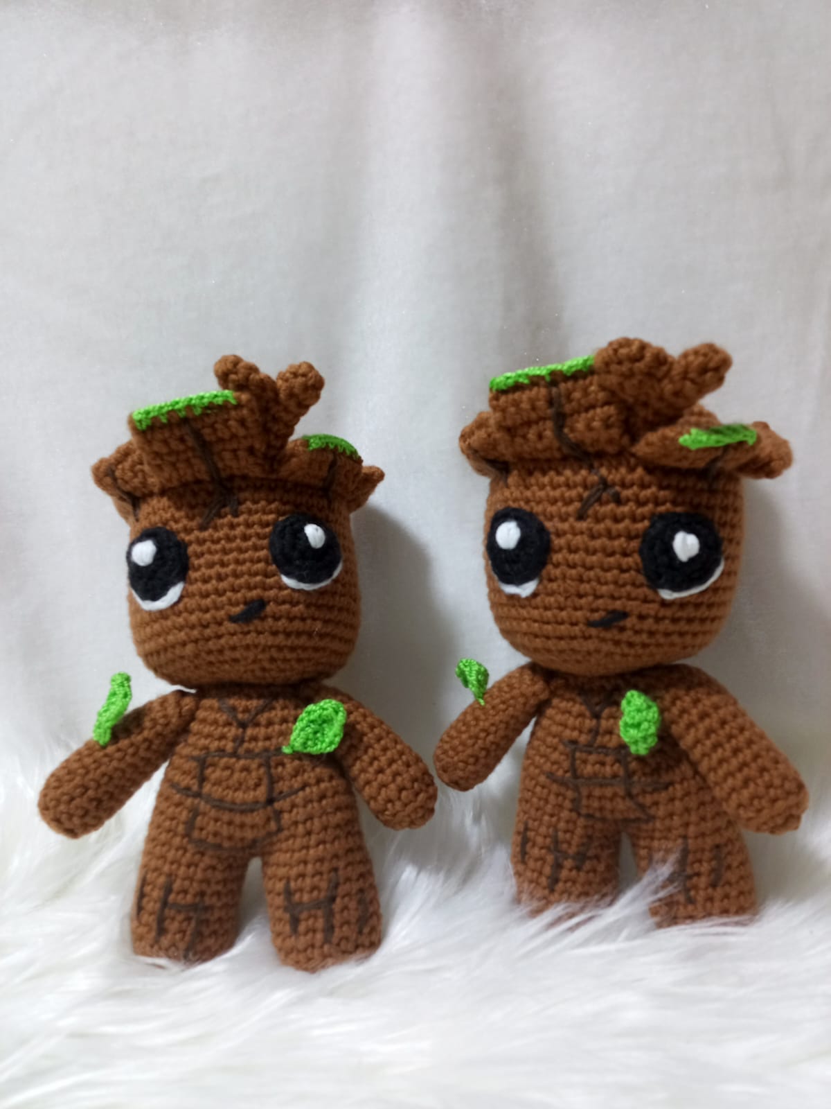Personajes tejidos en crochet